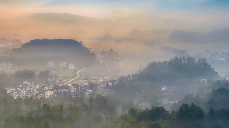 hk_c_《杜村晨曦2》拍攝於安徽九華山青陽縣境內 張曉林(啦啦啦).jpg